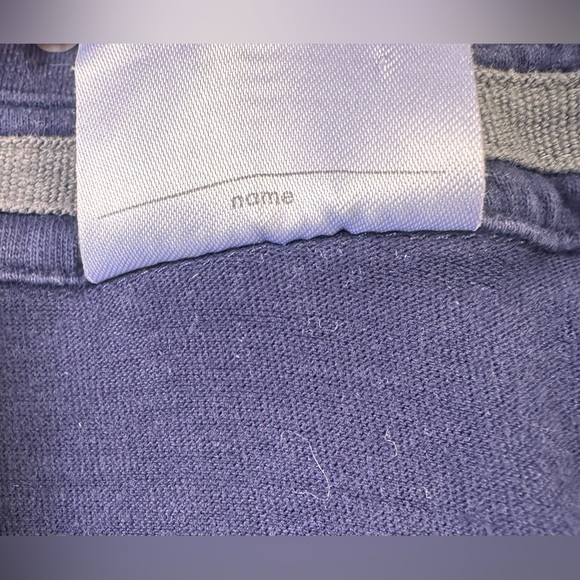 189. Kids Hanna Andersson Navy Blue Collared Short Sleeve T-Shirt - Picture 10 of 13